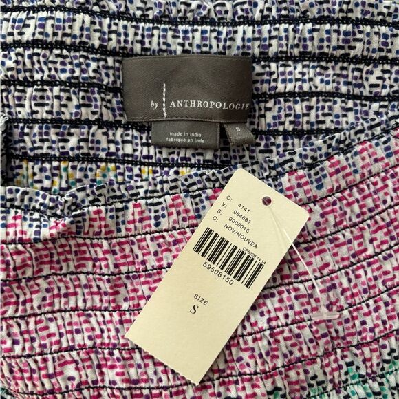 NWT Anthropologie colorful pastel wide leg flowy palazzo pant women’s size S - Picture 2 of 6